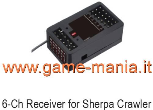 6-channel 2.4Ghz receiver for Sherpa by Absima