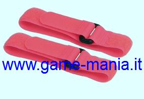 FLUO ORANGE battery long velcro straps (2x20cm) by 3Racing