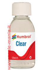 CLEAR vernice trasparente lucida - 125ml by Humbrol