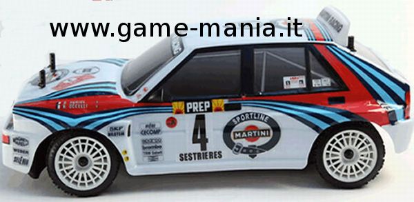 Lancia DELTA MARTINI EVO2 r/c scala 1:10 COMPLETA by Rally Legends