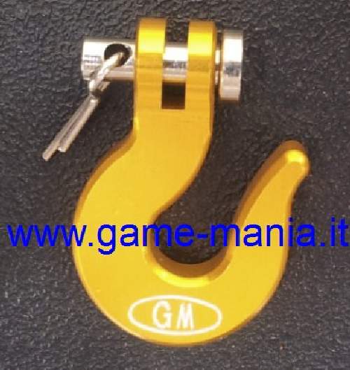 Scale winch GOLD anodized ALLOY hook by Game-Mania