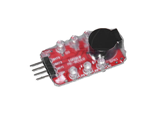Li-Po low voltage buzzer with charge status leds by HK
