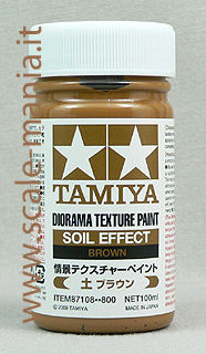 Vernice testurizzata effetto suolo bruno 100ml by Tamiya
