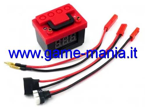 Li-Po low voltage buzzer AND display in battery shape by XS
