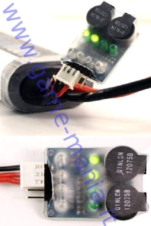 Li-Po low voltage buzzer with leds by EV Peak