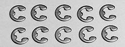 E-rings - benzing da 3mm in acciaio (10 pz.) by Robitronic