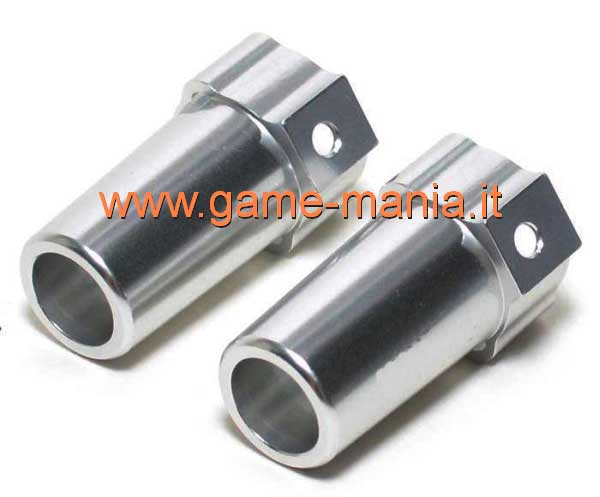 Barilotti posteriori in alluminio ARGENTO x SCX-10 by GPM