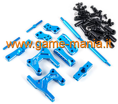 4-link blue alloy conversion kit for CC-01 by Yeah Racing