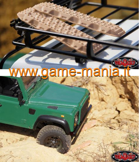 Piastre sabbia BEIGE 1:10 in nylon MAXTRAX by RC4WD
