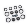 Method BLACK ALLOY 1.0" beadlock rims (4x) by Traxxas