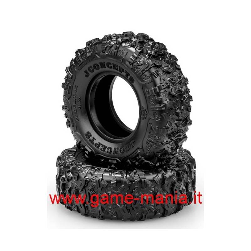 Coppia gomme 1.9 MEGALITHIC 106mm green con inserti by JConcepts
