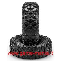 Coppia gomme 1.9 MEGALITHIC 106mm green con inserti by JConcepts