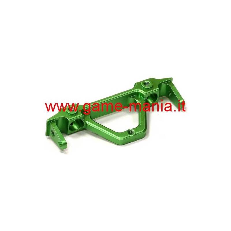 REAR GREEN ALLOY bumper support for SCX-10 I by Integy