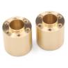 850 size BRASS hubs for SLW and OMF rims by Vanquish Products