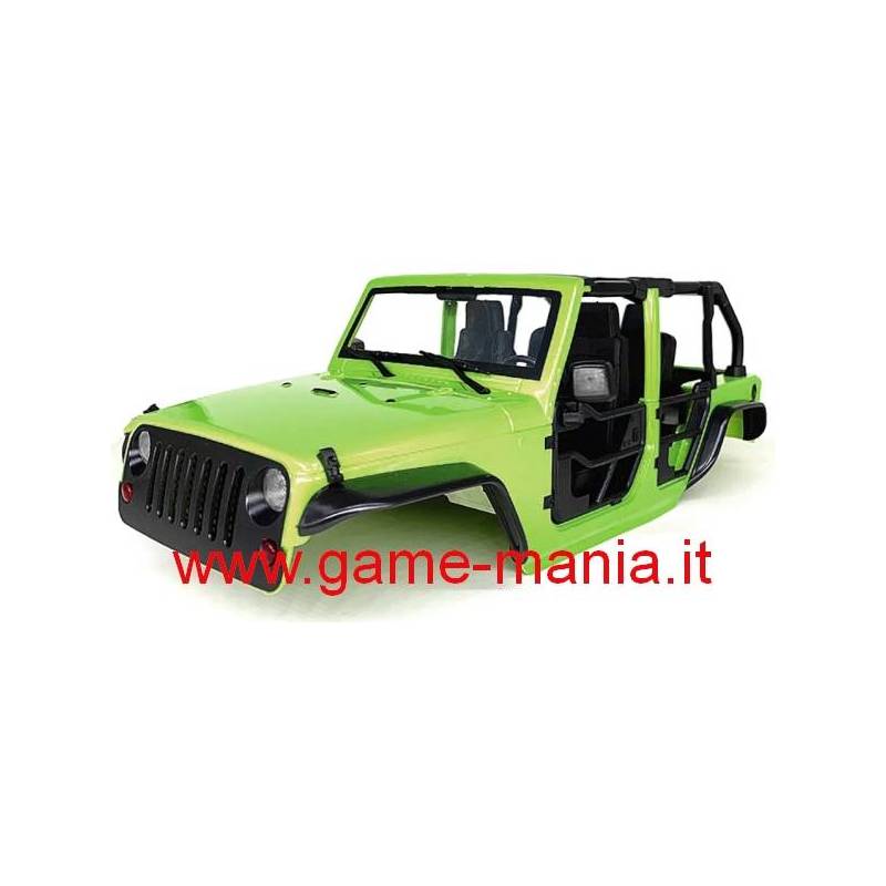 Jeep JC10 313mm wb PEARL GREEN ABS body set by Integy