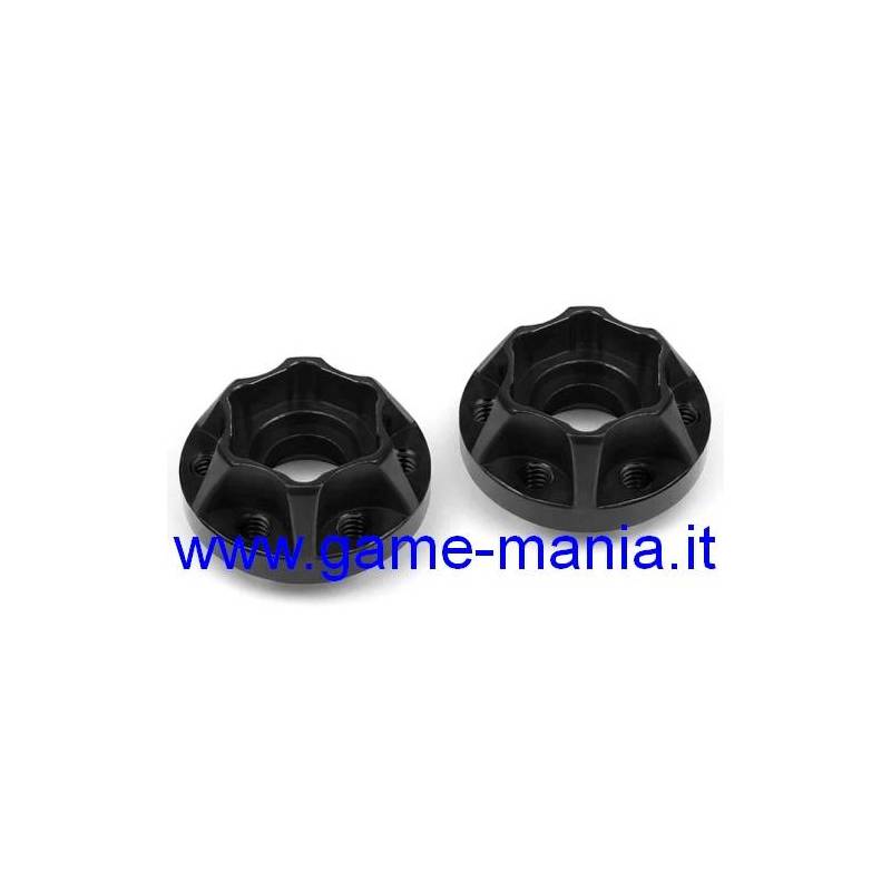 Hubs in lega NERI (2) misura 350 per cerchi OMF e SLW by Vanquish Products