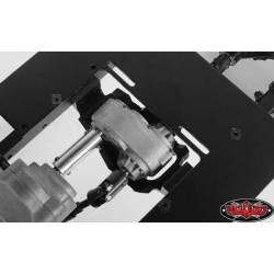 Skid centrale supporto ripartitore RIALZATA in Delrin TF2 SWB by RC4WD