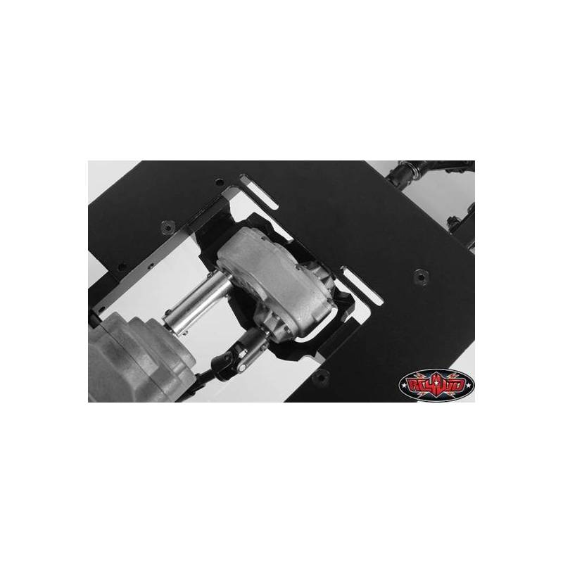 Skid centrale supporto ripartitore RIALZATA in Delrin TF2 SWB by RC4WD