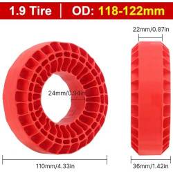 Silicone 1.9 118-121mm HARD hardness tire inserts by Injora