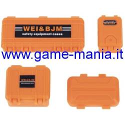 Scatole varie in nylon arancione in scala 1:18 by HSP