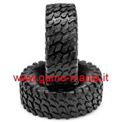 Coppia gomme 1.9 BOSSMAN 120mm green con inserti by JConcepts