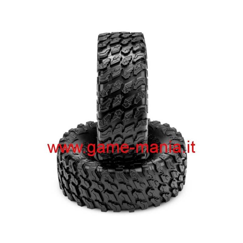 Coppia gomme 1.9 BOSSMAN 120mm green con inserti by JConcepts