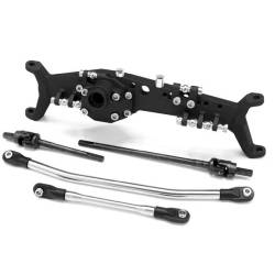 Ponte anteriore CURRIE F9 in lega nero x Capra by Vanquish Products