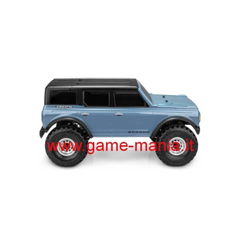Ford Bronco 2021 4-door clear lexan 12.3" WB body by JConcepts