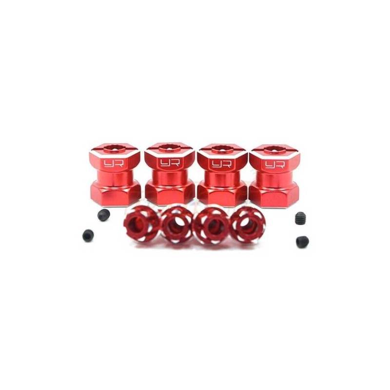 Distanziali +15mm ROSSI x esagoni da 12mm (4 pz.) by Yeah Racing