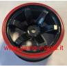 4 cerchi in nylon TE37 6 razze NERO/rosso 26mm (offset +6mm) 1:10