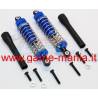Ammortizzatori 085mm (x2) in lega azzurri con viteria by GPM