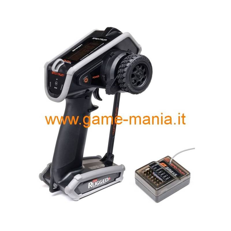 DX RUGGED+ trasmittente a 12 canali con ricevente by Spektrum