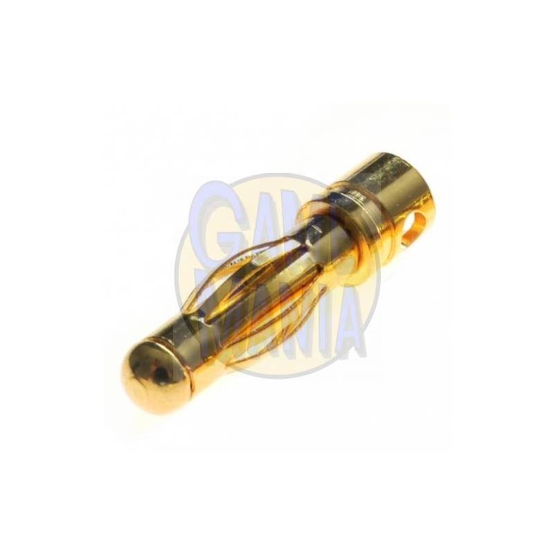 Connettori "bullet" dorati da 4mm (10x Maschi) by B2B