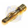 Golden "bullet" 4mm connectors (10x Males) by B2B