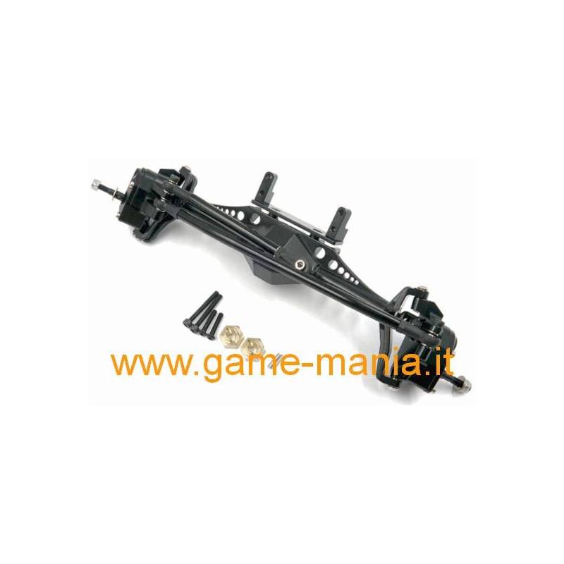BLACK METAL FRONT axle for Axial Capra by Xtra Speed