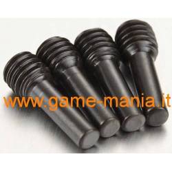 Pins filettati M4x2,5x12mm (4pz) in acciaio by TFL