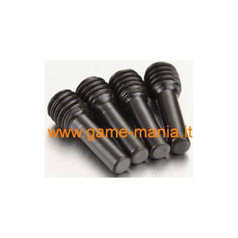 Pins filettati M4x2,5x12mm (4pz) in acciaio by TFL