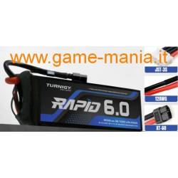 Batteria Lipo 6000Mah - 100C/200C 11,1V softcase conn. XT60 by Turnigy
