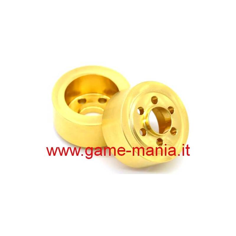 1.9" rims BRASS internal hub weights (2x) by Vanquish products