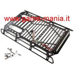 Portapacchi da tetto 255x172 in lega e barra luci LED by Integy