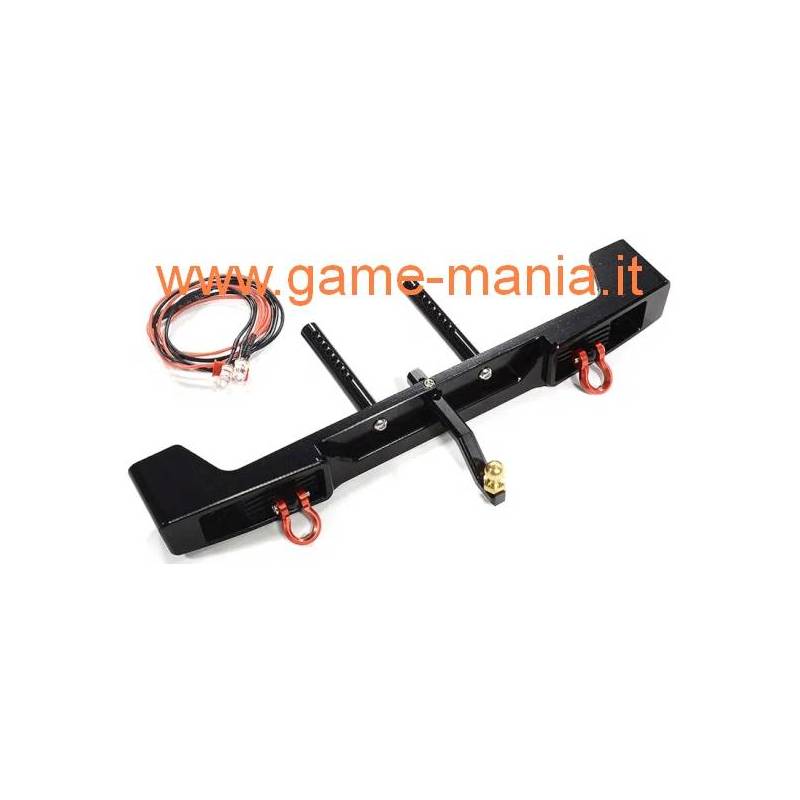 Paraurti posteriore con LEDS stile Jeep per Axial SCX-10 III by Integy