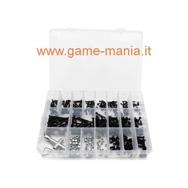 Set 375pz. viteria esagonale M2-M3-M4 - testa svasata - by Modster