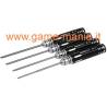 Steel 4x metric hex wrench set (in mm) by Rockamp