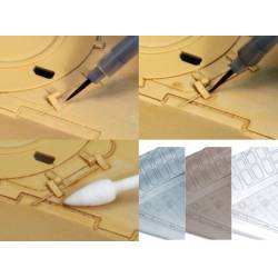 Panel line accent color BROWN 40ml by Tamiya