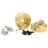 Coppia di fuselli anter. OTTONE da 150gr. ponti F10 dritti by Vanquish Products