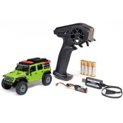 Axial SCX30 - 1/24 RTR scaler with GREEN Jeep Wrangler body
