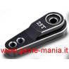 Squadretta servo NERA in lega 18-22mm con testa 25 denti by DSServo
