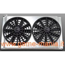 Finto radiatore sportivo in nylon con ventole by RPM