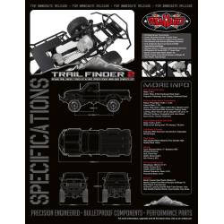 RC4WD TRAIL FINDER 2 - KIT 1:10 Toyota Hilux 1982 marce ABS