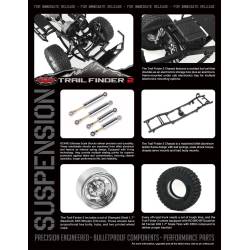 TRAIL FINDER II - full metal 2-speed Hilux 1982 1/10 scaler kit by RC4WD